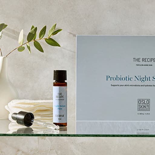 balení Night kit, noční sérum s živými prebiotiky